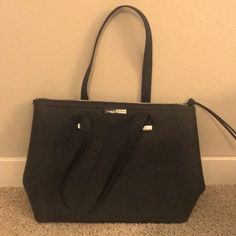 Like new Charles Jourdan Laptop Tote Purse black
